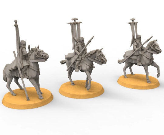 Harad - Desert warriors, Riders men swordmen, Berber nomads, Harad Bedouin Arabs Sarazins miniatures for wargame D&D, Lotr...