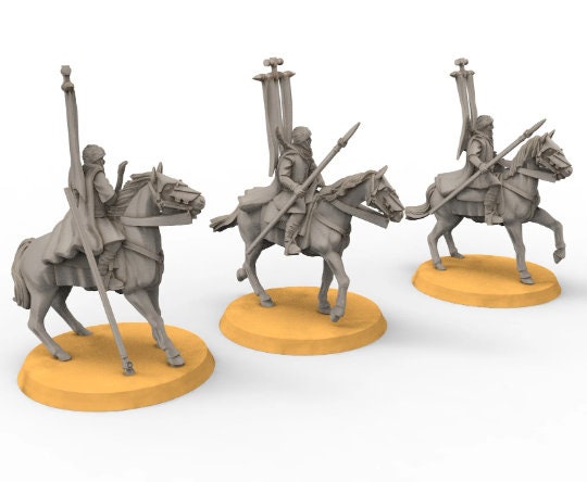 Harad - Desert warriors, Riders men swordmen, Berber nomads, Harad Bedouin Arabs Sarazins miniatures for wargame D&D, Lotr...