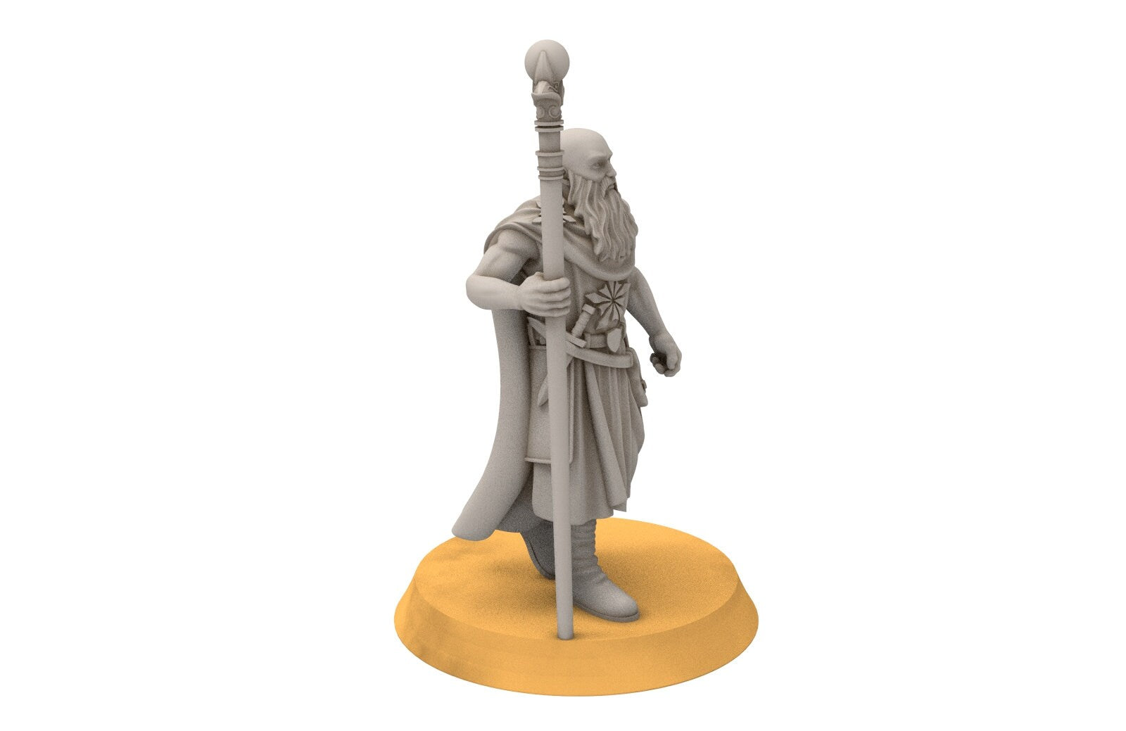 Ornor - King and Mage of the Lost Kingdom of the North, Dune Din, Misty Mountains, miniatures for wargame D&D, Lotr...