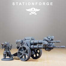 Charger l&#39;image dans la galerie, GrimGuard - Light Artillery, mechanized infantry, post apocalyptic empire, usable for tabletop wargame.
