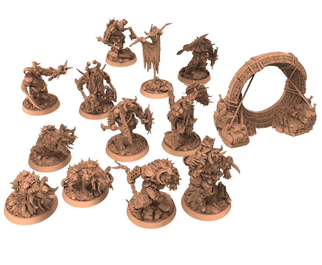 Beastmen - The full team, The Rawmen of Haarkanjaka, daybreak miniatures