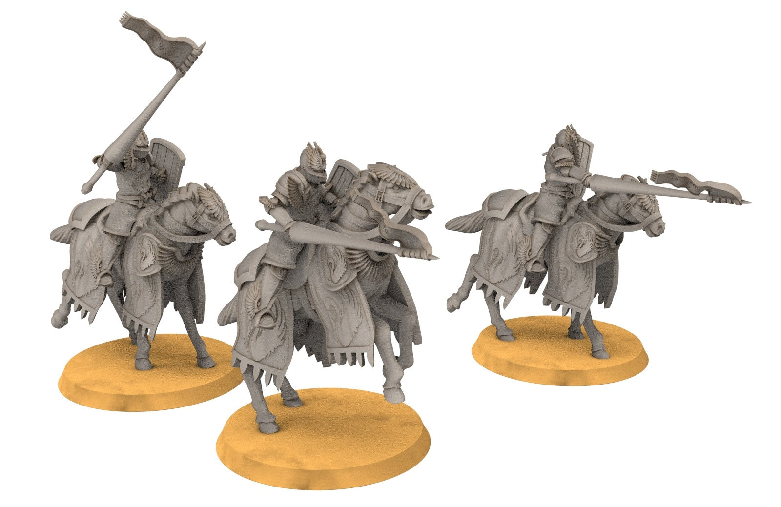 Gandor - Swan Knight, minis for wargame D&D, SDA...