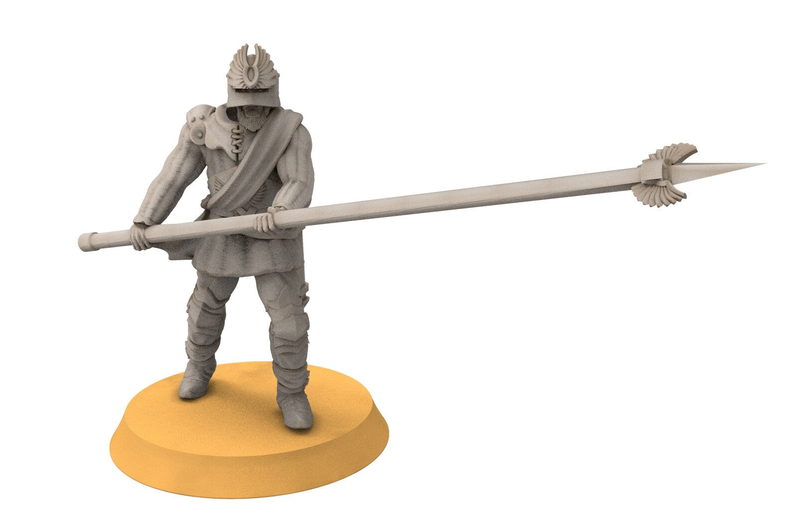 Gandor - Swan Pikeman, minis for wargame D&D, SDA...