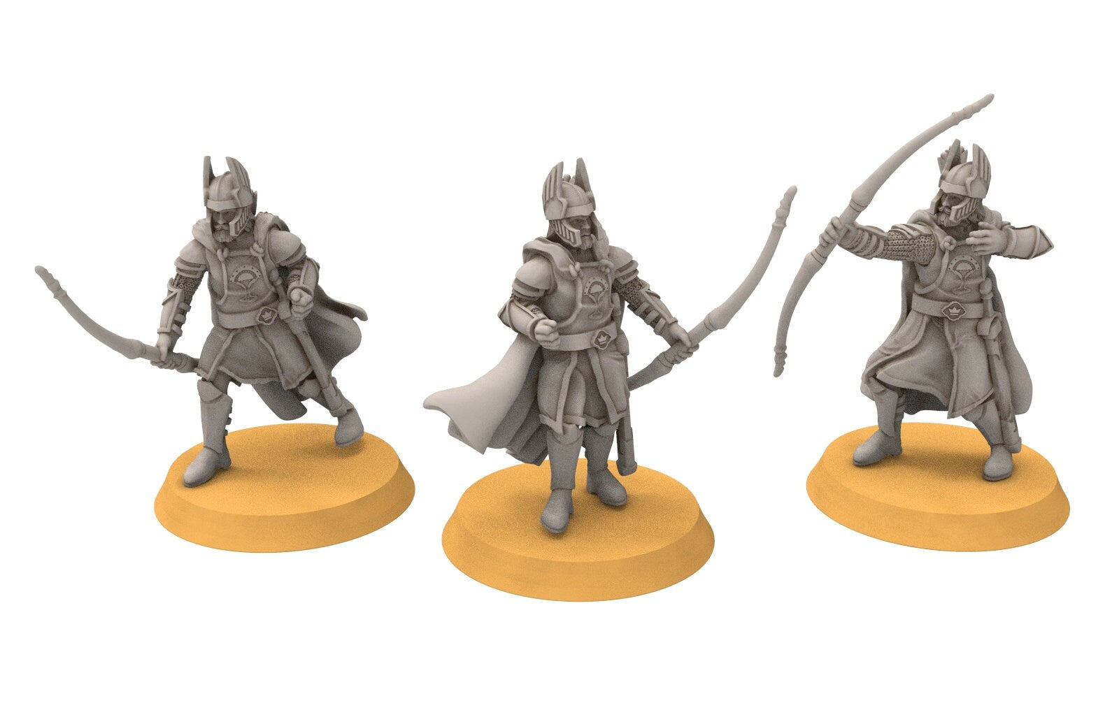 Gandor - Old Bowmen, minis for wargame D&D, SDA...