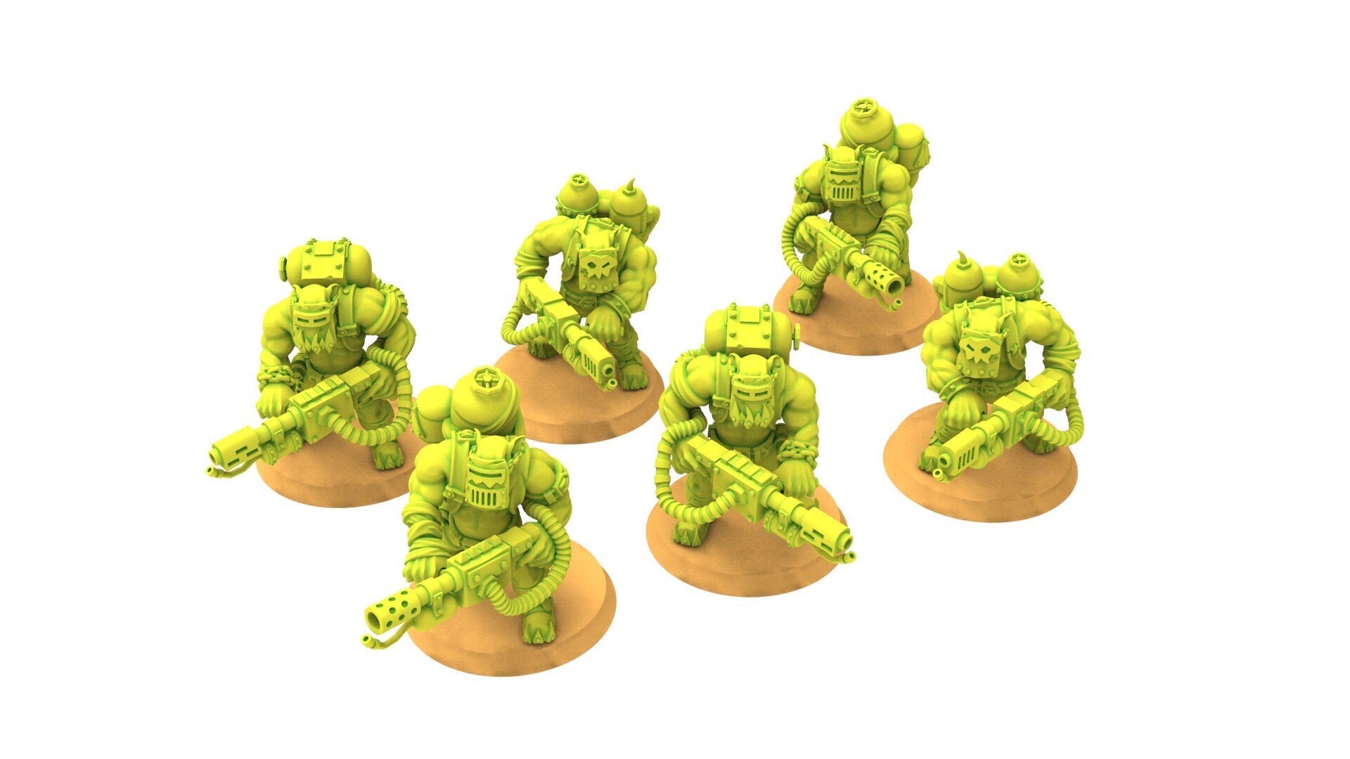 Green Skin - Orc Flamer Ladz Modular Kit