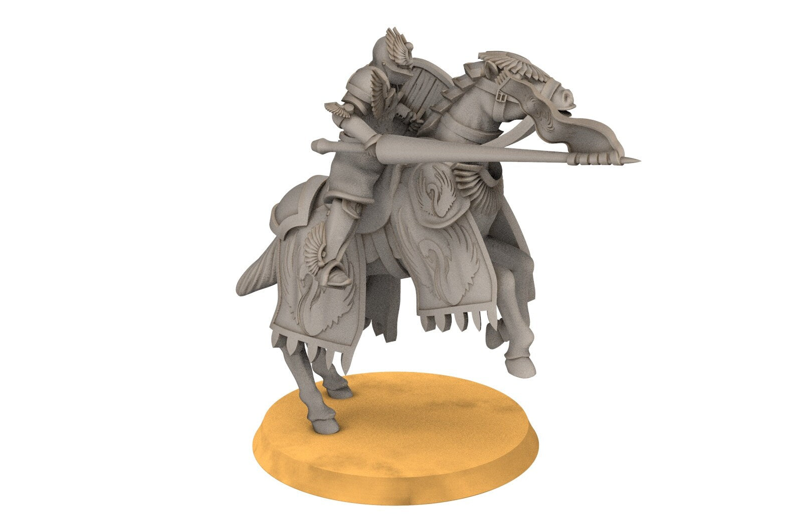 Gandor - Swan Knight, minis for wargame D&D, SDA...