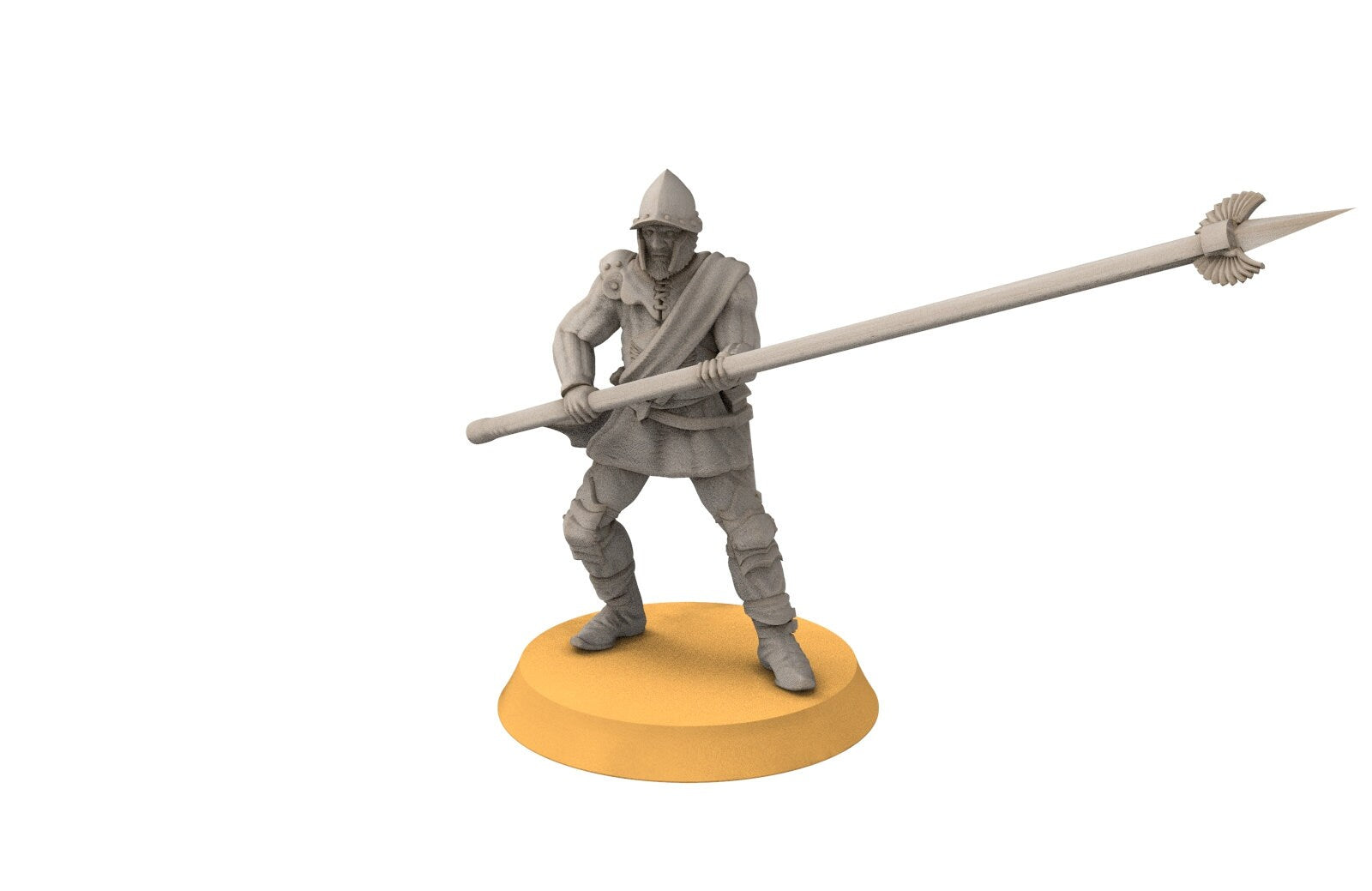 Gandor - Swan Pikeman, minis for wargame D&D, SDA...