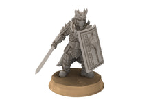 Load image into Gallery viewer, Easterling - Eastern Warriors Lord Commander, fell dark lords humans, Kandahar, Khwarezm, oriental, Rhur, miniatures wargame D&amp;D, Lotr...
