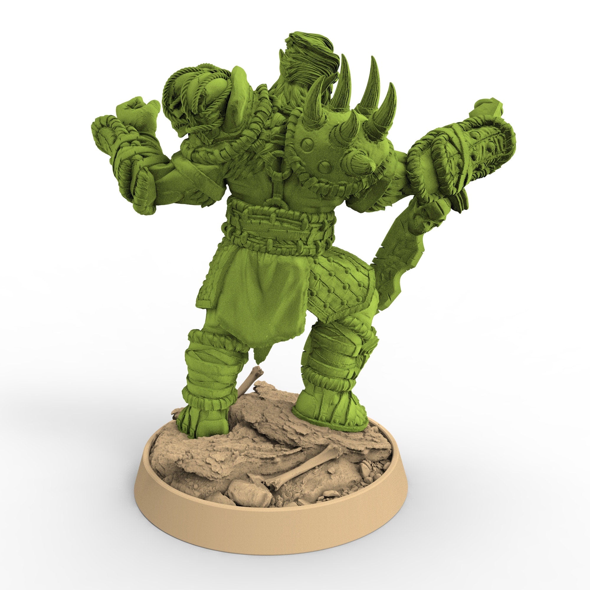 Green Skin - Fin’gaa Stonefang, The Fang Clan of Dogor, daybreak miniatures