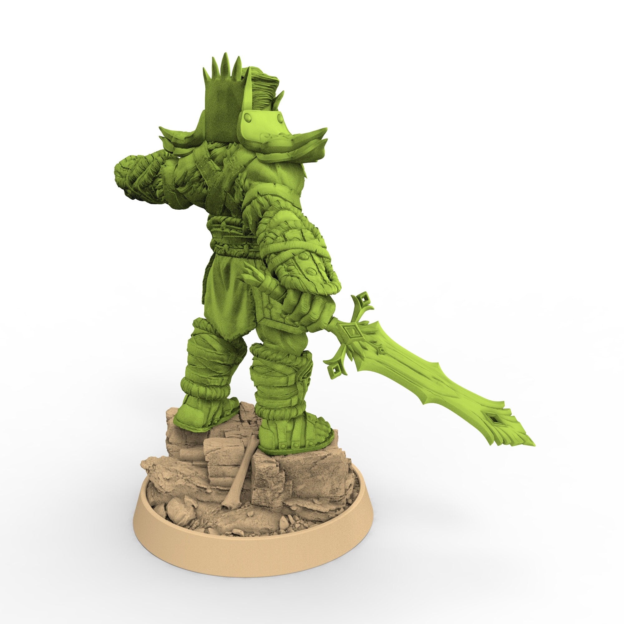 Green Skin - King Fangtabolous, The Fang Clan of Dogor, daybreak miniatures Active Demandes de réapprovisionnement : 0