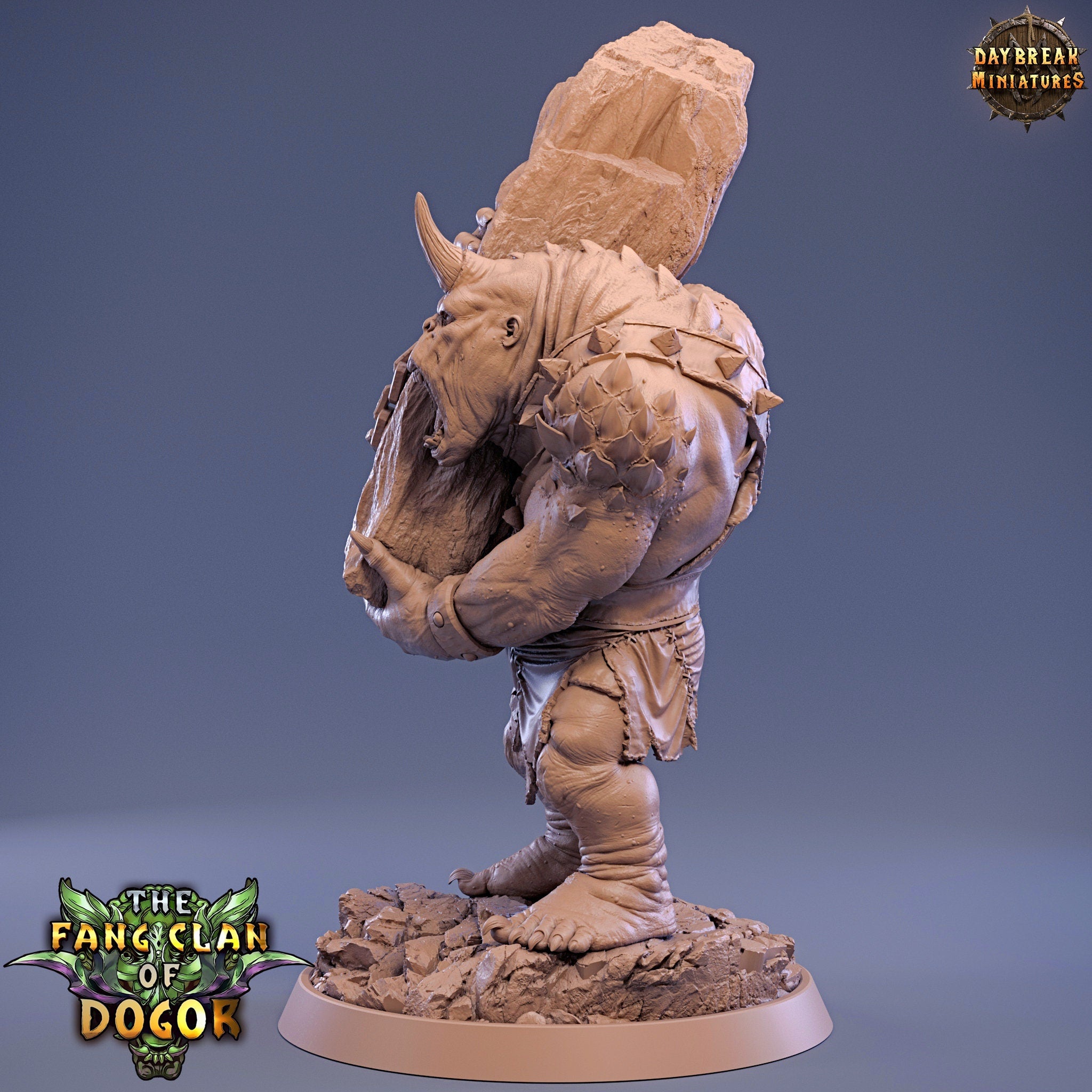 Green Skin - Tjundra The Crusher, The Fang Clan of Dogor, daybreak miniatures