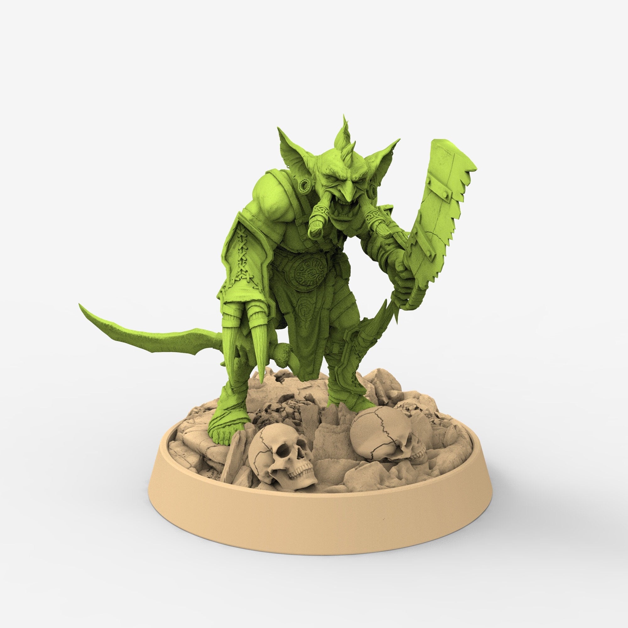 Green Skin - Gajnar Grasha, The Tusked Marauders of Gauntwood, daybreak miniatures