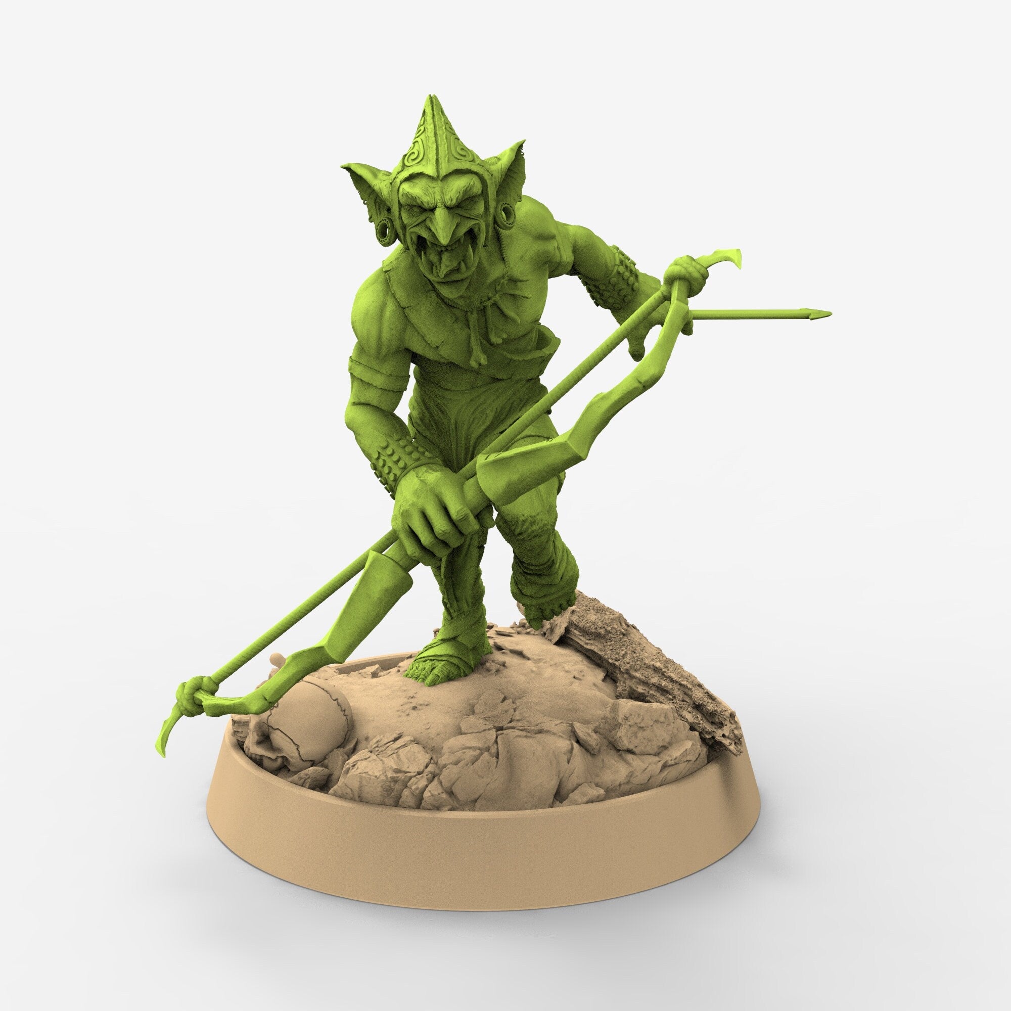 Green Skin - Pilas Bonepointer, The Tusked Marauders of Gauntwood, daybreak miniatures