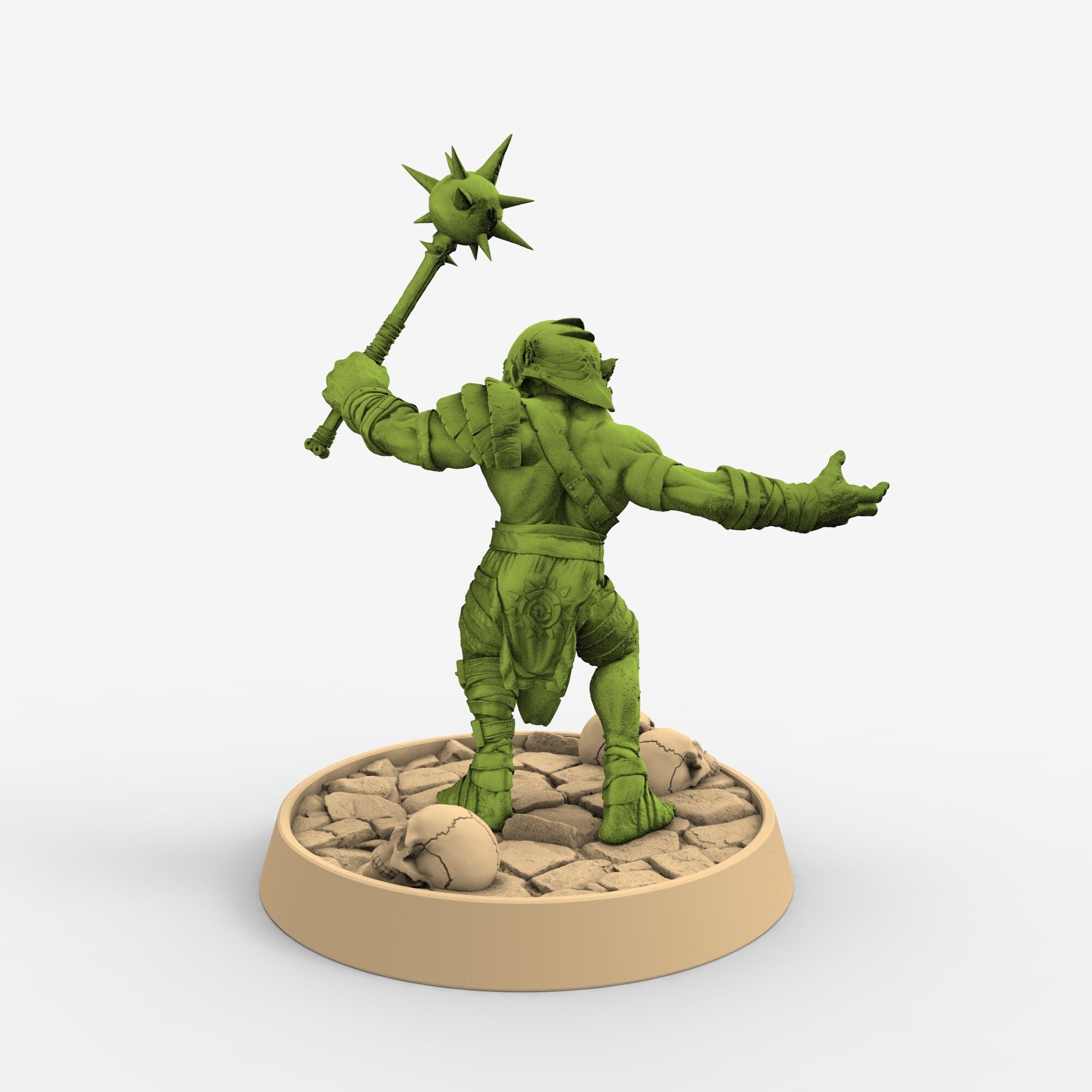 Green Skin - Raug Bloodstar, The Tusked Marauders of Gauntwood, daybreak miniatures