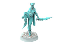 Charger l&#39;image dans la galerie, Dark Jester - Harlequin Jester Elite lonely Killer Assassin Dark eldar drow
