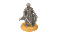 Load image into Gallery viewer, Darkwood - Forest King Guard - Spear, Middle rings miniatures pour wargame D&amp;D, SDA...
