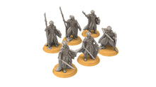 Load image into Gallery viewer, Darkwood - Forest King Guard - Spear, Middle rings miniatures pour wargame D&amp;D, SDA...
