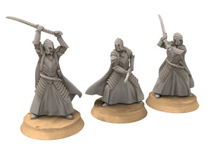 Rivandall - Swordmen, Last Hight elves from the West, Middle rings miniatures for wargame D&D, Lotr...