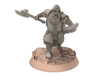 Charger l&#39;image dans la galerie, Dwarves - Kalak Metal guards, The Dwarfs of The Mountains, for Lotr, davale games miniatures
