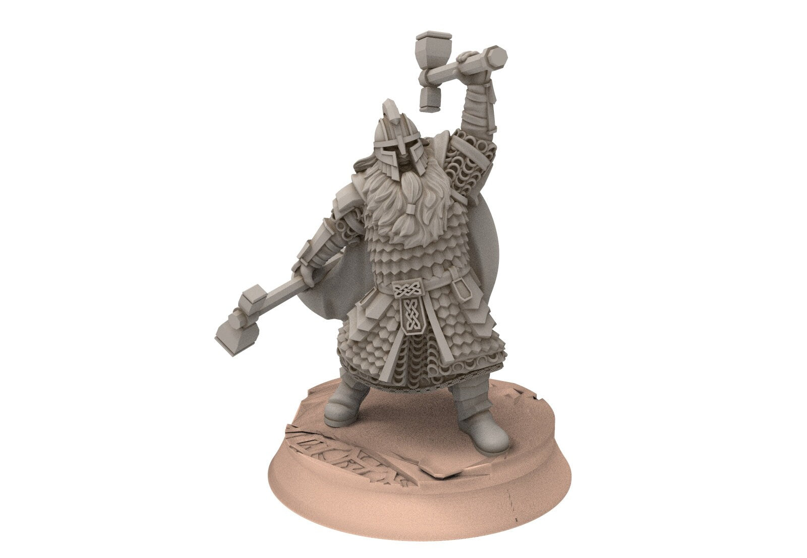 Dwarves - Kalak Captain, The Dwarfs of The Mountains, for Lotr, davale games miniatures