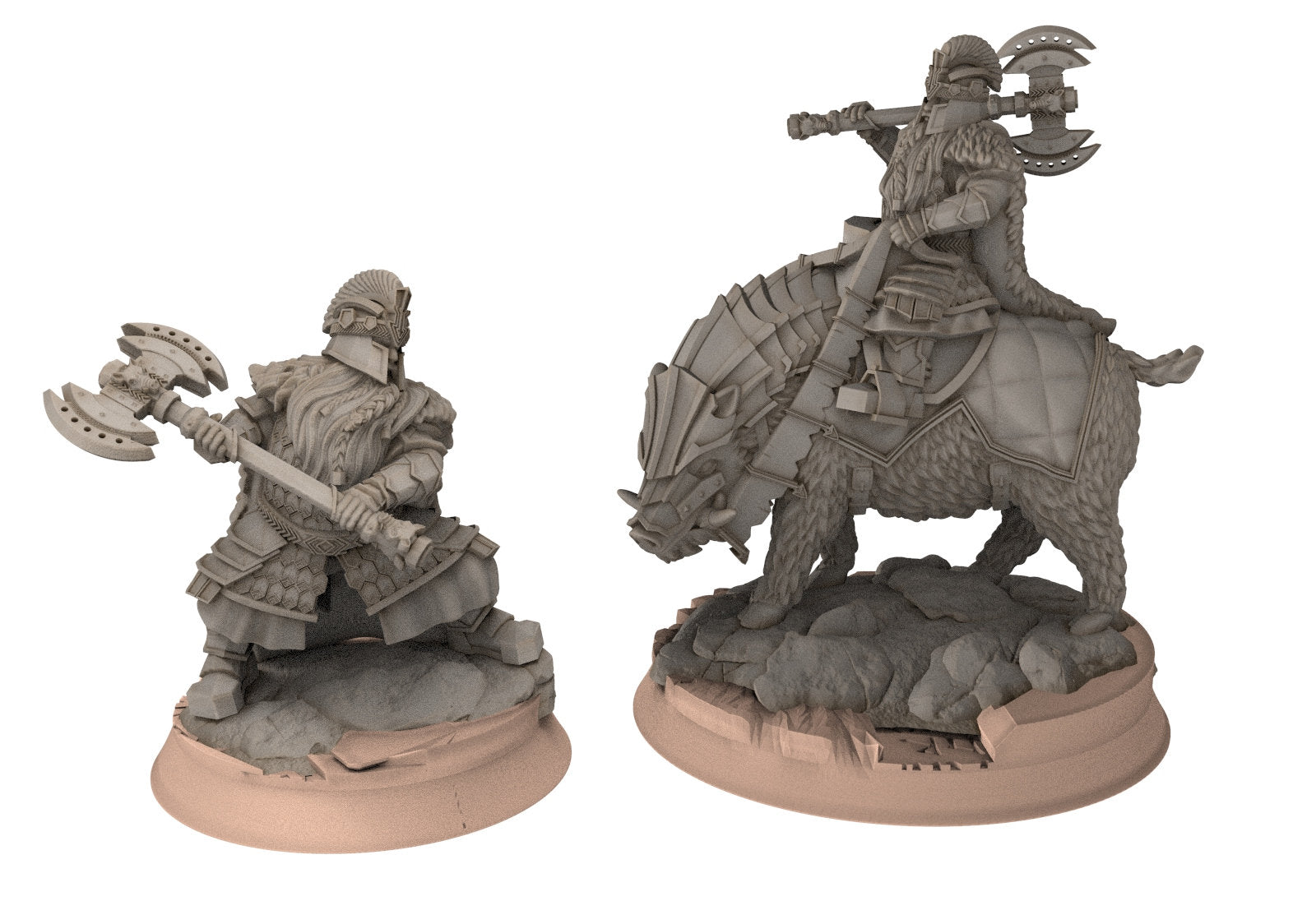 Dwarves - lord Iron, The Dwarfs of The Mountains, for Lotr, davale games miniatures