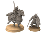 Load image into Gallery viewer, Easterling - Eastern Warriors Lord Commander, fell dark lords humans, Kandahar, Khwarezm, oriental, Rhur, miniatures wargame D&amp;D, Lotr...
