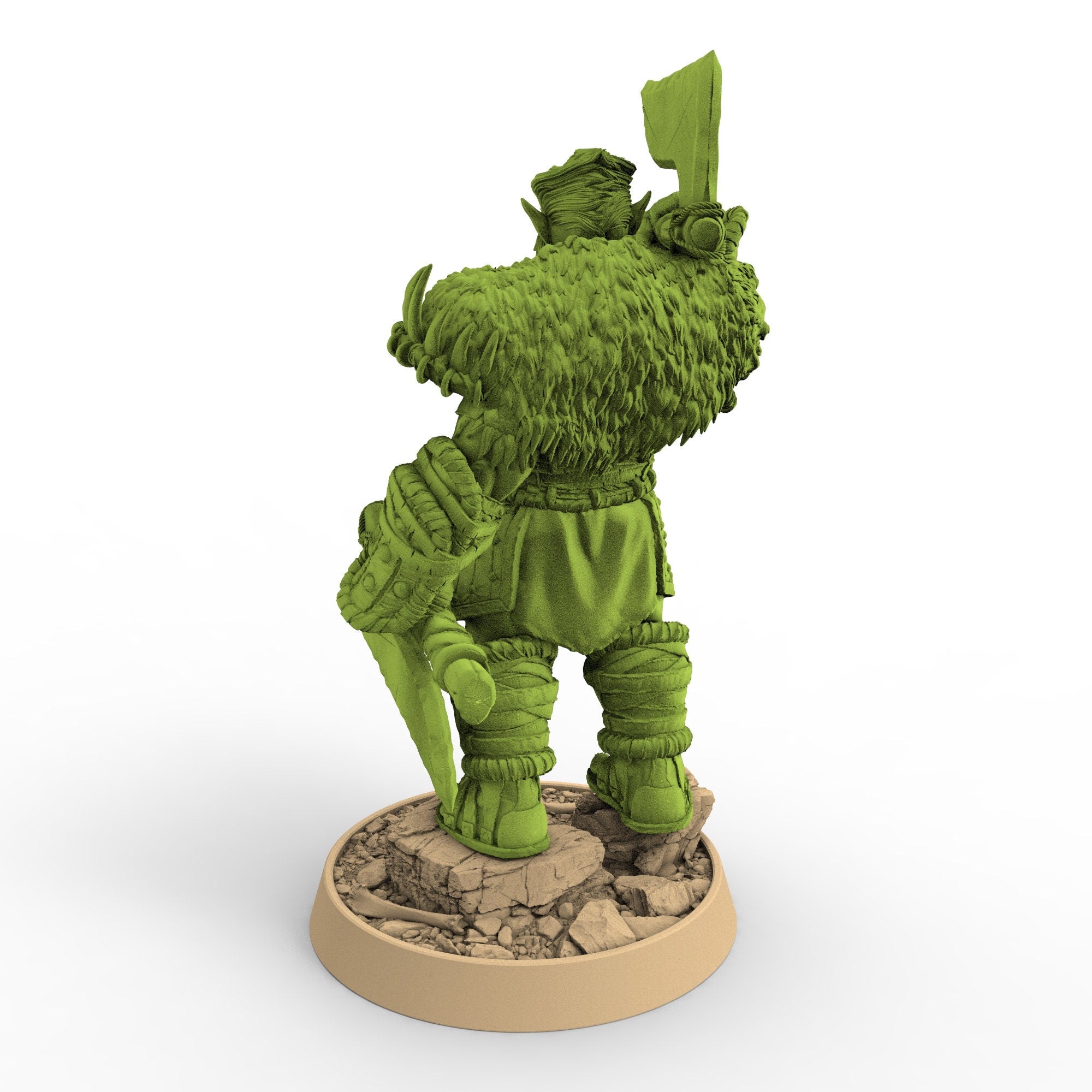 Green Skin -Kuu’ndran Bluntcleaver, The Fang Clan of Dogor, daybreak miniatures