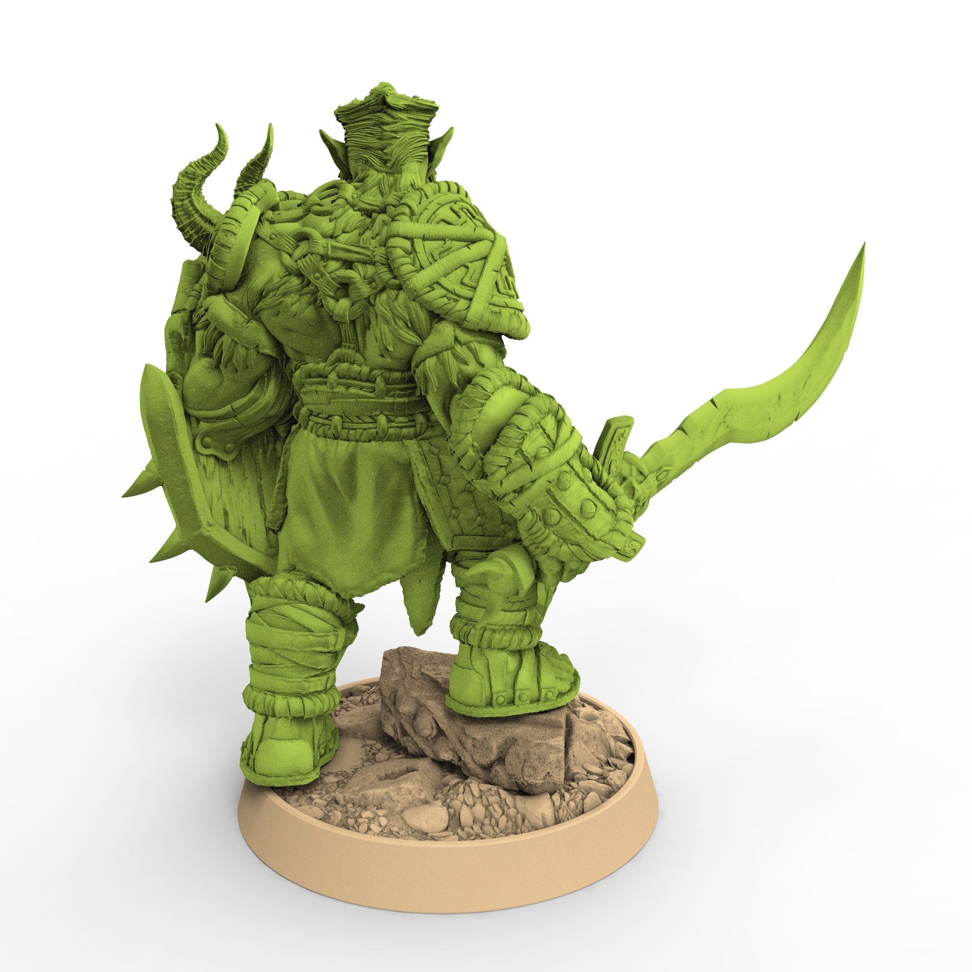 Green Skin -Manbrand Gorr, The Fang Clan of Dogor, daybreak miniatures