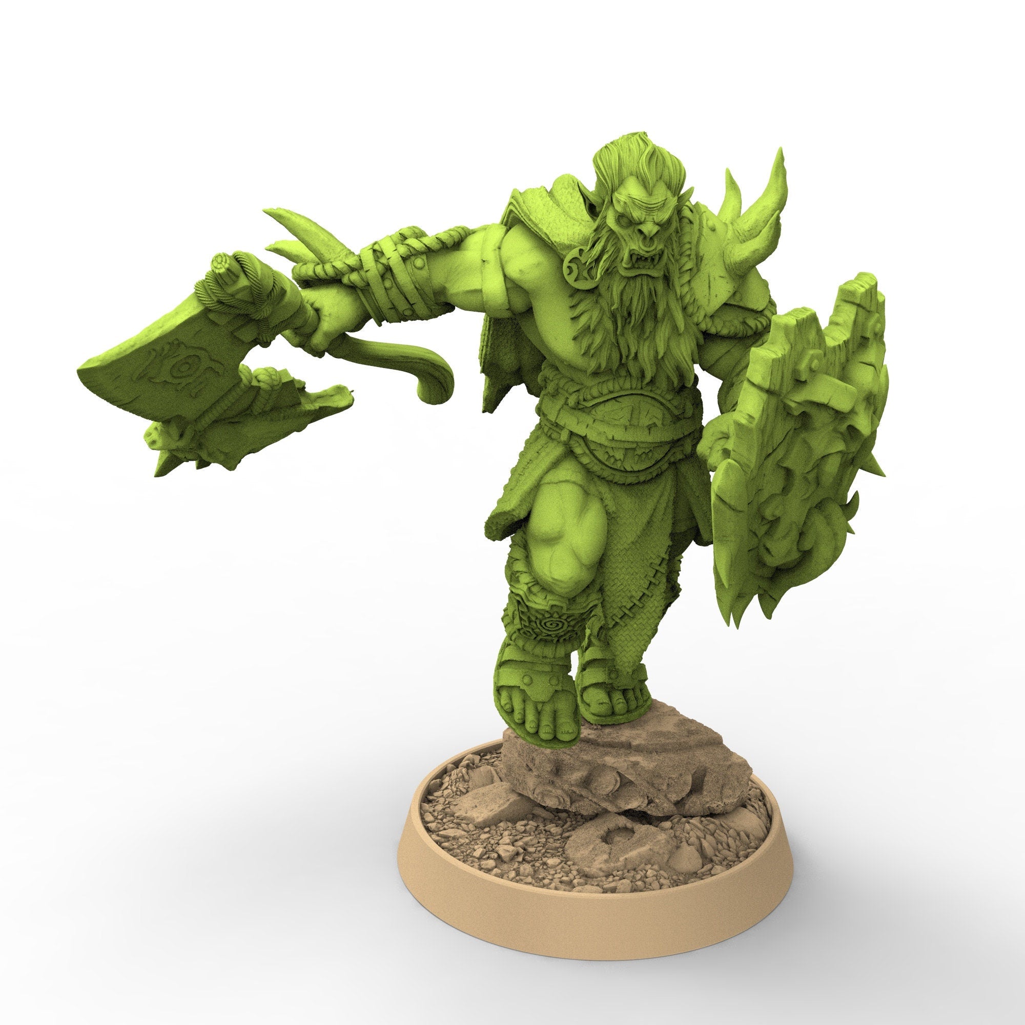 Green Skin -Oista Hung, The Fang Clan of Dogor, daybreak miniatures