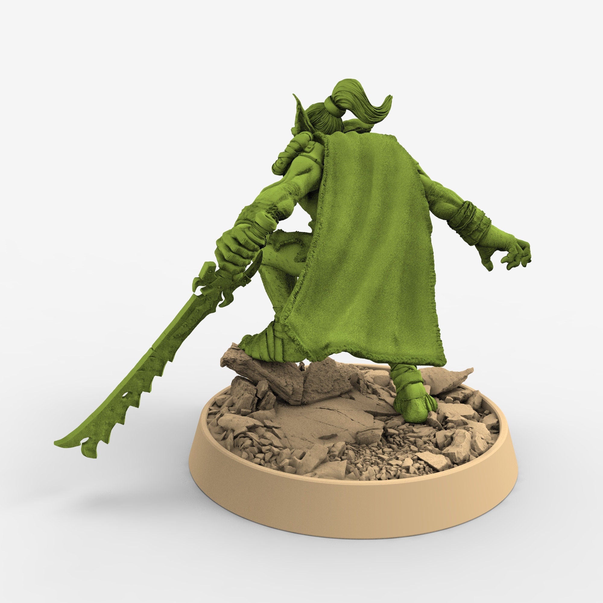 Green Skin - Egan Loordi, The Tusked Marauders of Gauntwood, daybreak miniatures