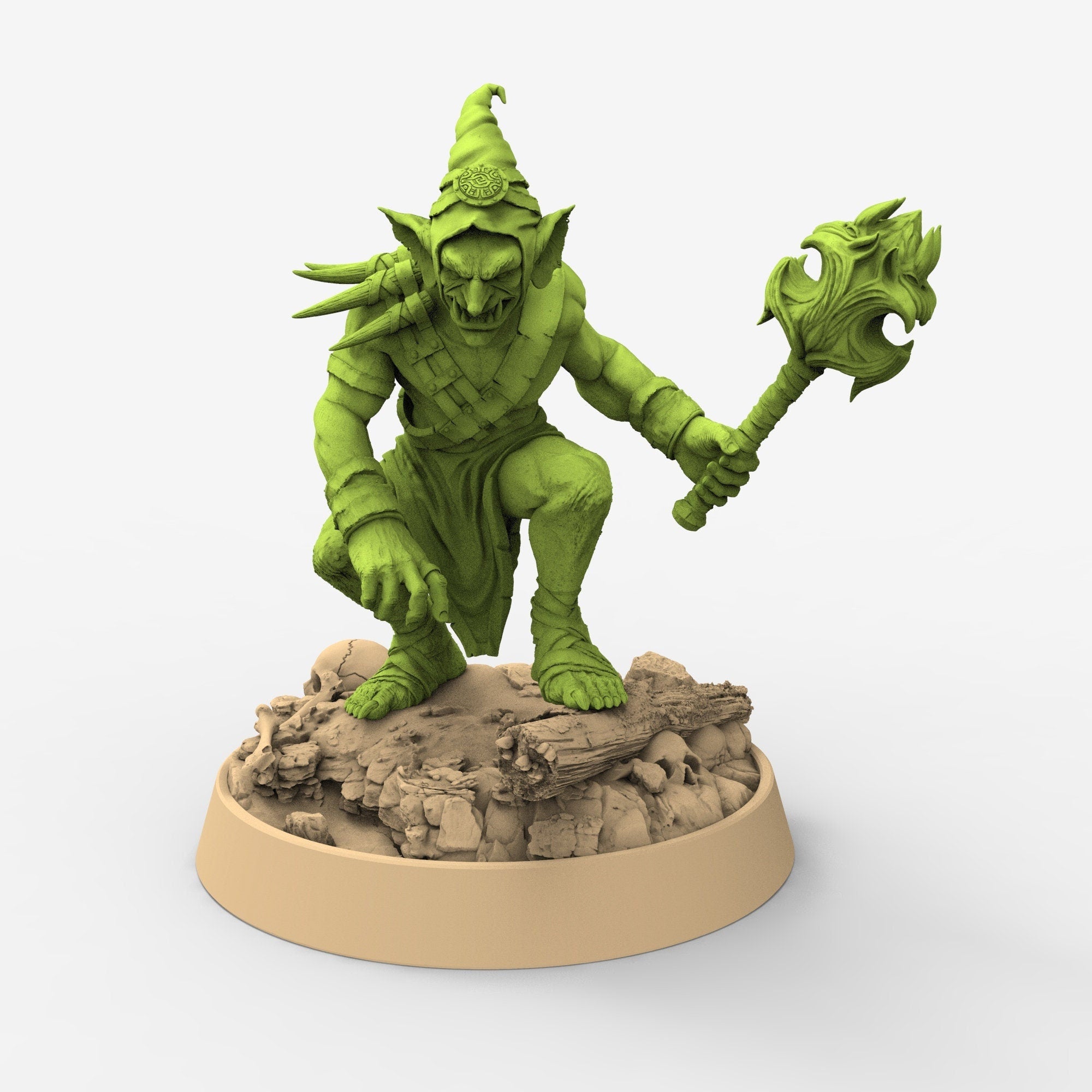 Green Skin - Frontar Gauss, The Tusked Marauders of Gauntwood, daybreak miniatures