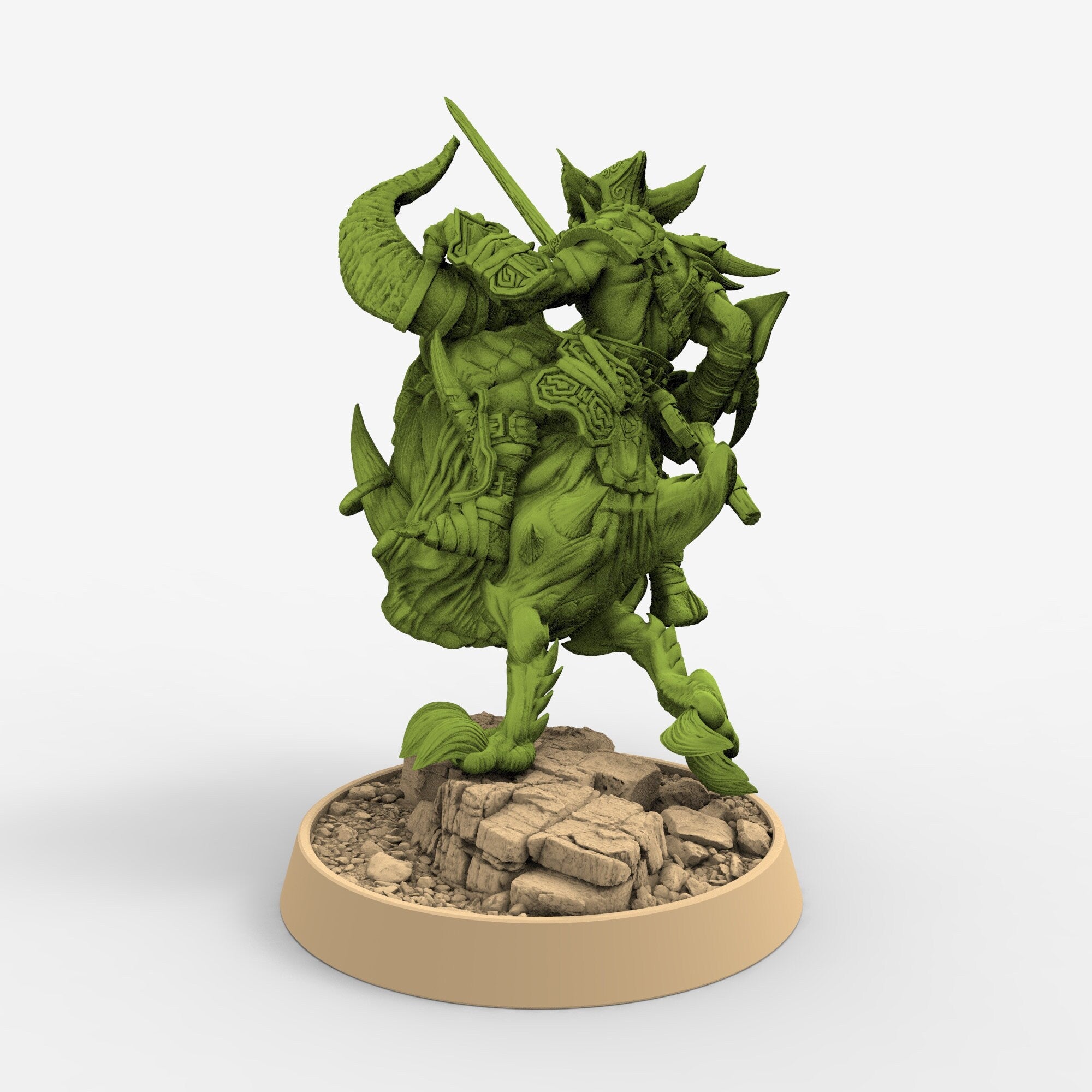 Green Skin - Krimli Smite on Head Runner, The Tusked Marauders of Gauntwood, daybreak miniatures