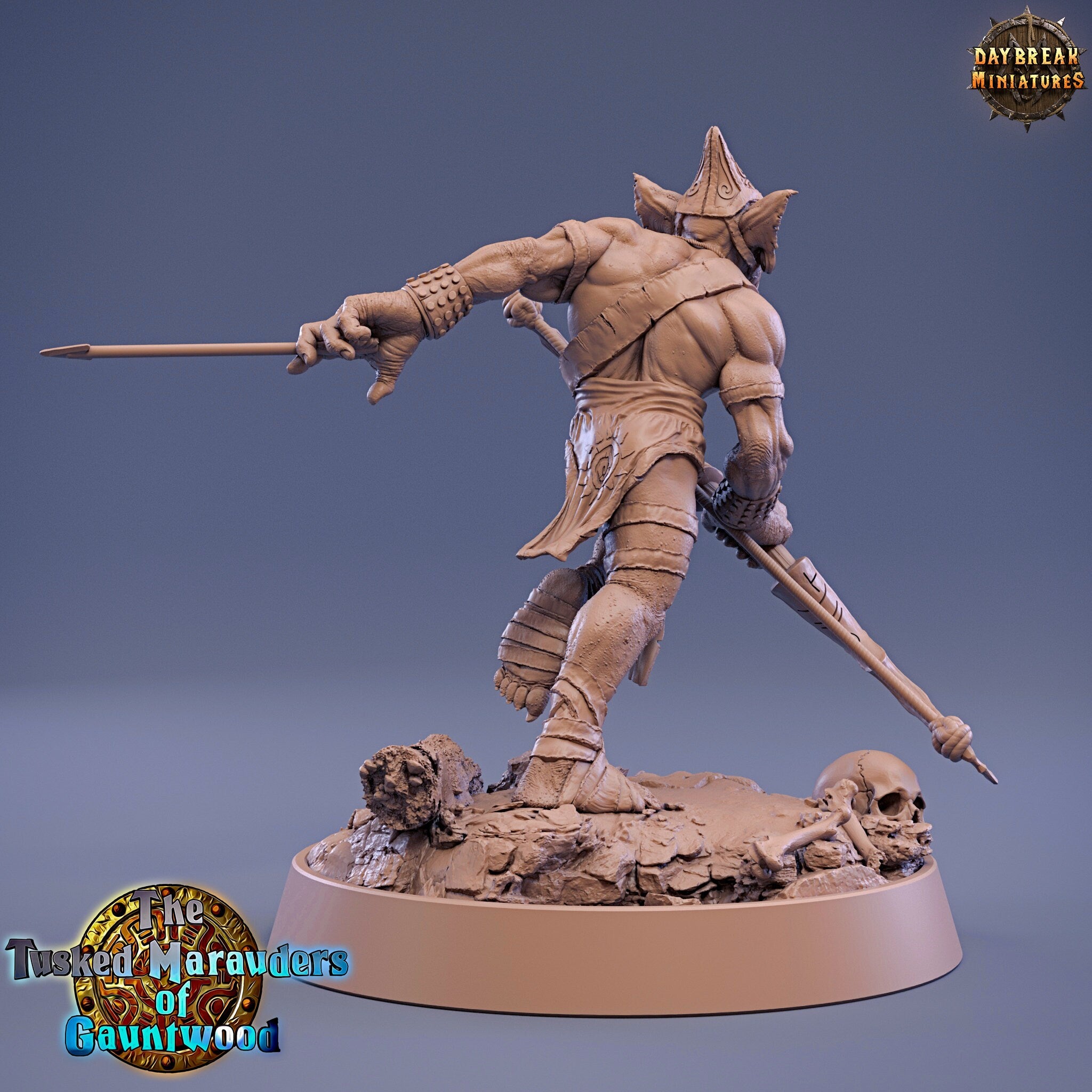 Green Skin - Pilas Bonepointer, The Tusked Marauders of Gauntwood, daybreak miniatures