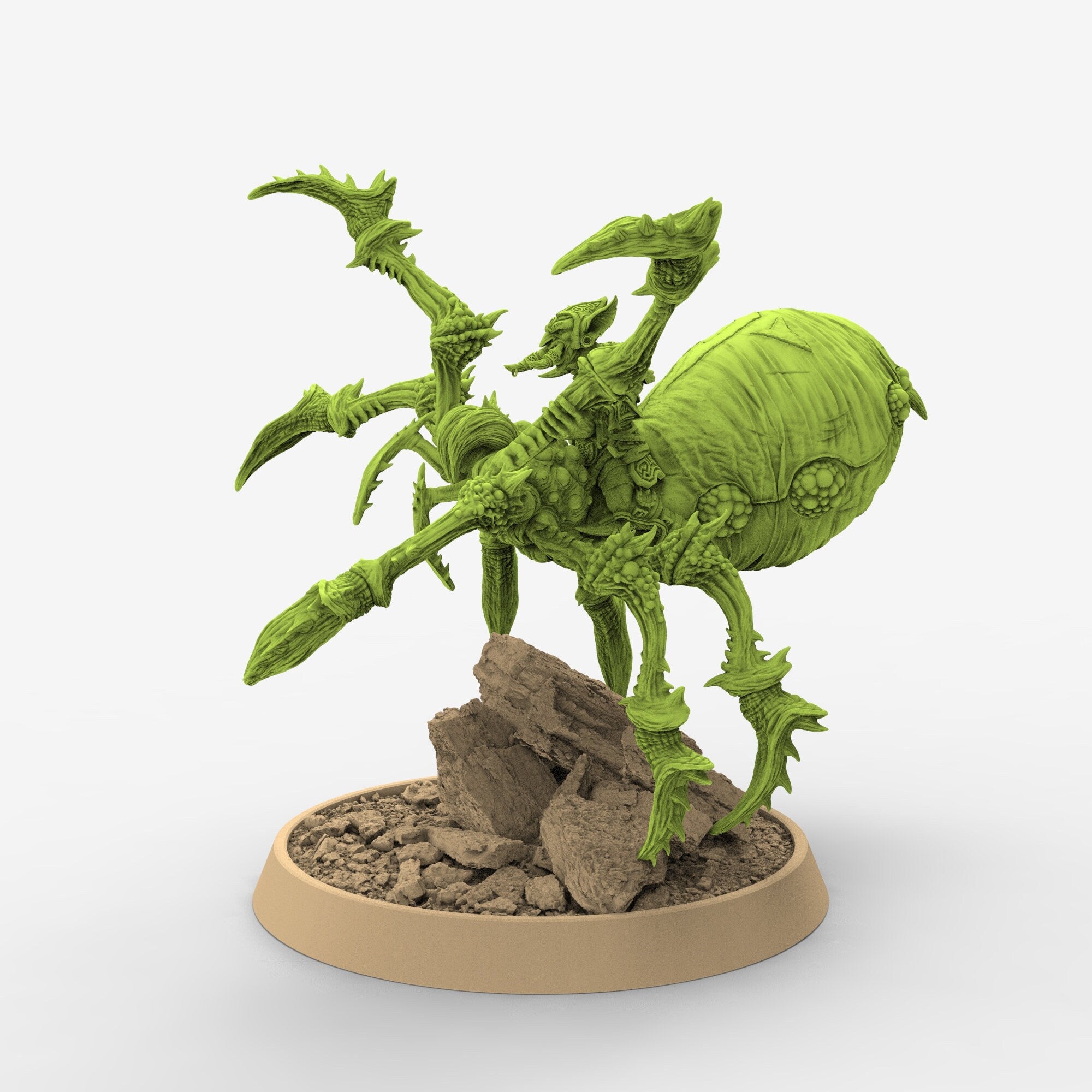 Green Skin - Raoul Pecker on Black Webber, The Tusked Marauders of Gauntwood, daybreak miniatures