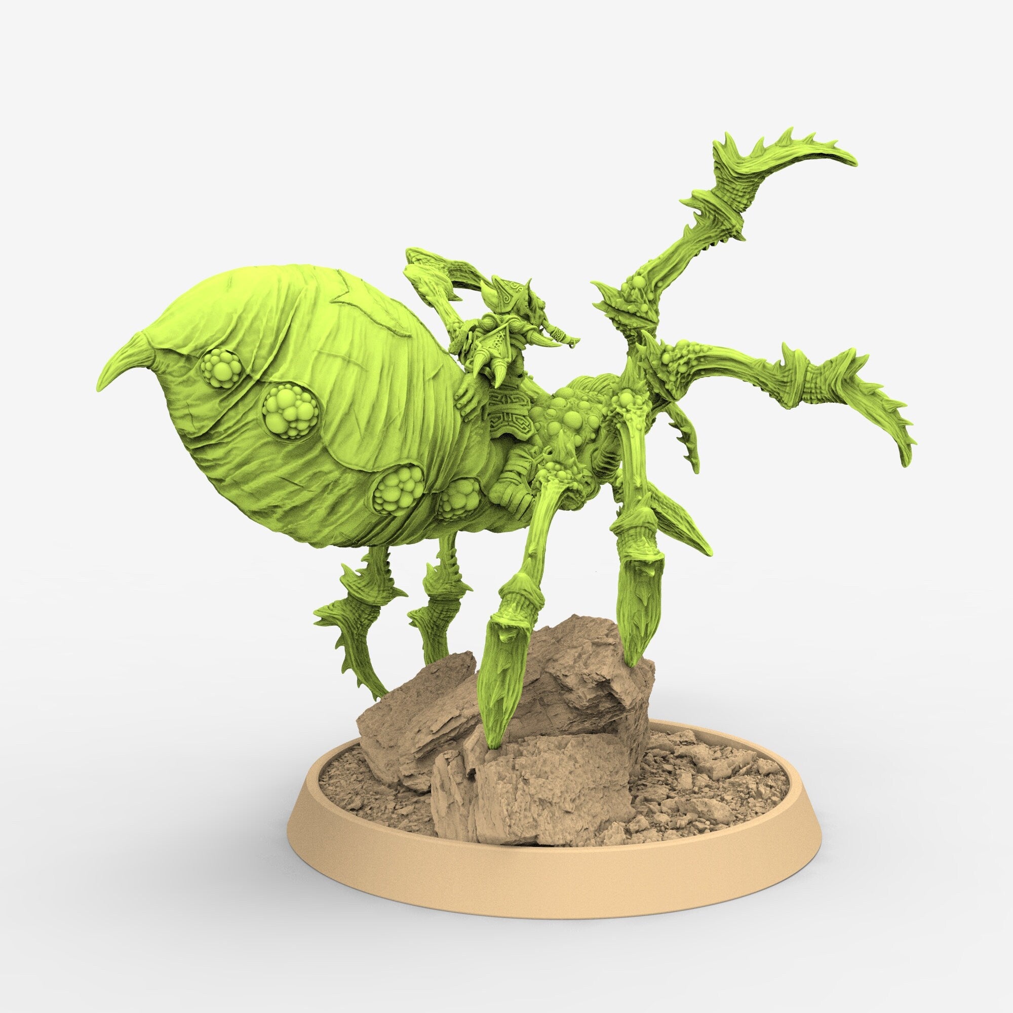 Green Skin - Raoul Pecker on Black Webber, The Tusked Marauders of Gauntwood, daybreak miniatures