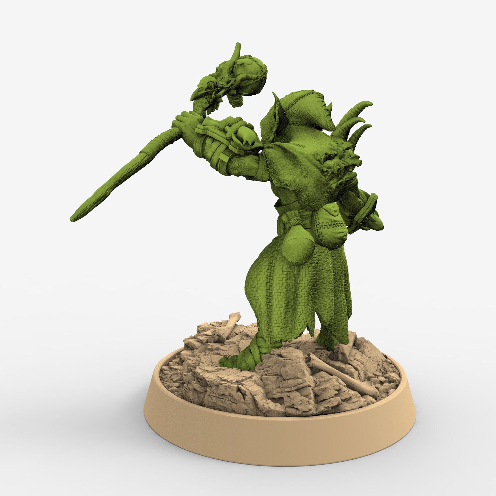 Green Skin - Stanka Noobli, The Tusked Marauders of Gauntwood, daybreak miniatures