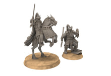 Charger l&#39;image dans la galerie, Easterling - Eastern Rising Sun Guard Captain, dark lords humans, Kandahar, Khwarezm, oriental, Rhur, miniatures wargame D&amp;D, Lotr...
