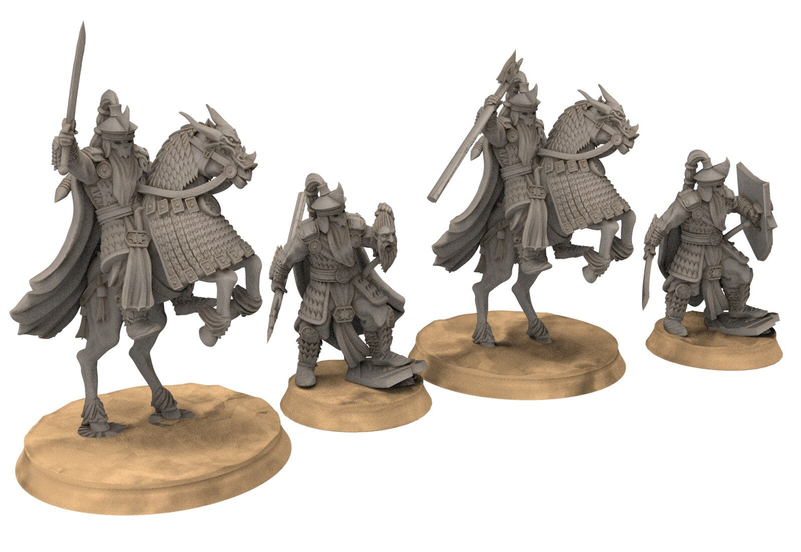 Easterling - Eastern Rising Sun Army bundle x26 minis dark lords humans, Kandahar, Khwarezm, oriental, Rhur, miniatures wargame D&D, Lotr...