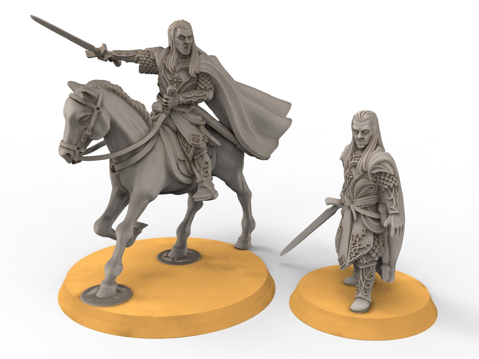 Rivandall - Lord protector of the heaven, Last Hight elves from the West, Middle rings miniatures for wargame D&D, Lotr...