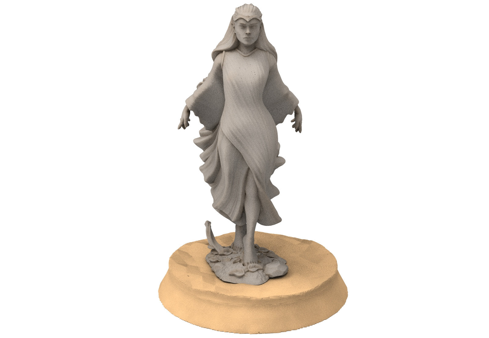 Darkwood - Elven queen, Middle rings miniatures pour wargame D&D, Lotr...