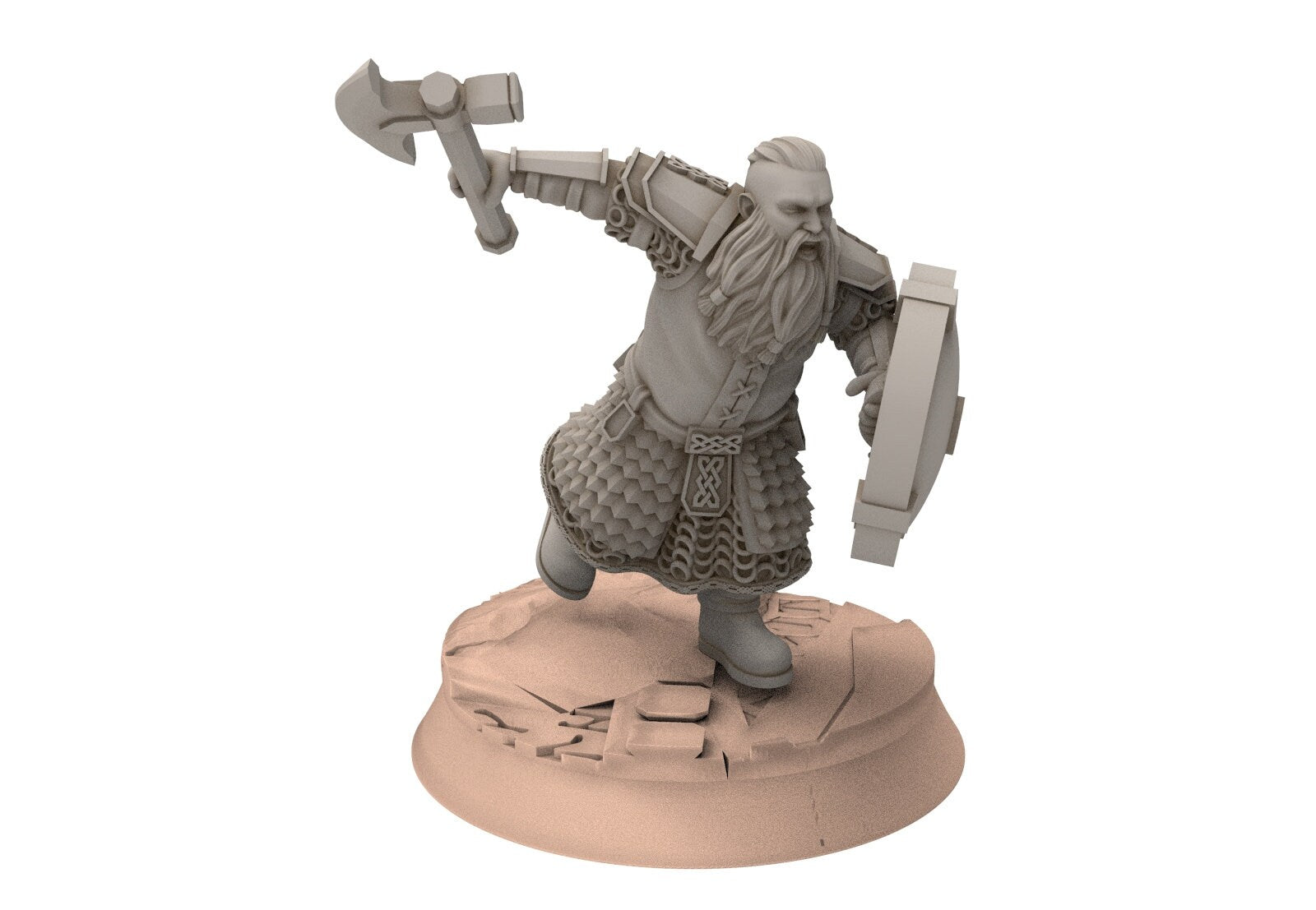 Dwarves - Kalak Warriors, The Dwarfs of The Mountains, for Lotr, davale games miniatures