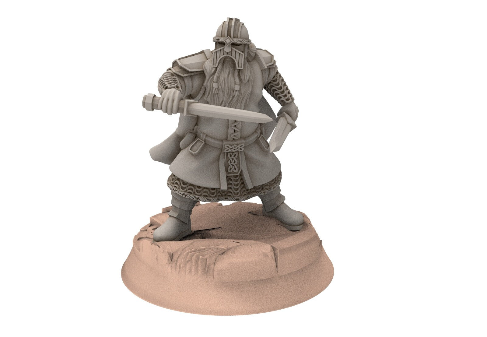 Dwarves - Kalak Metal guards, The Dwarfs of The Mountains, for Lotr, davale games miniatures