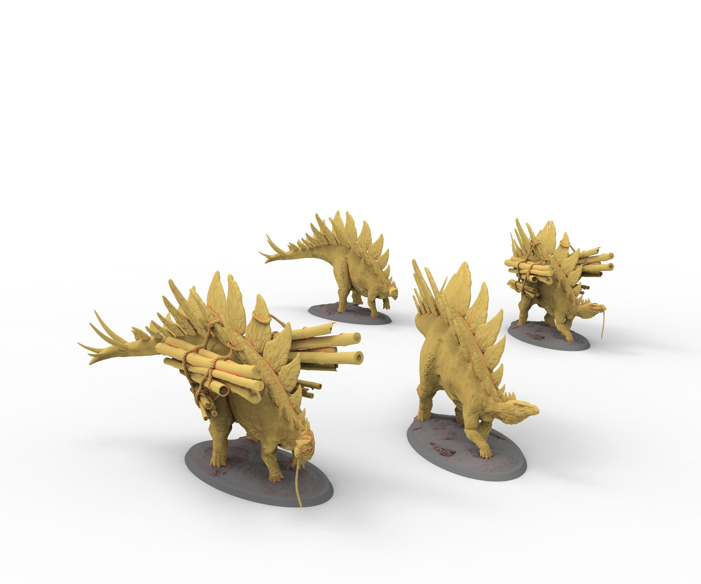 Mystical Beasts - Stegosaurus, creatures from the mystical world, Lord of the Print