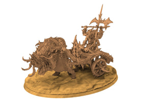 Beastmen - War chariot, Beastmen warriors of Chaos