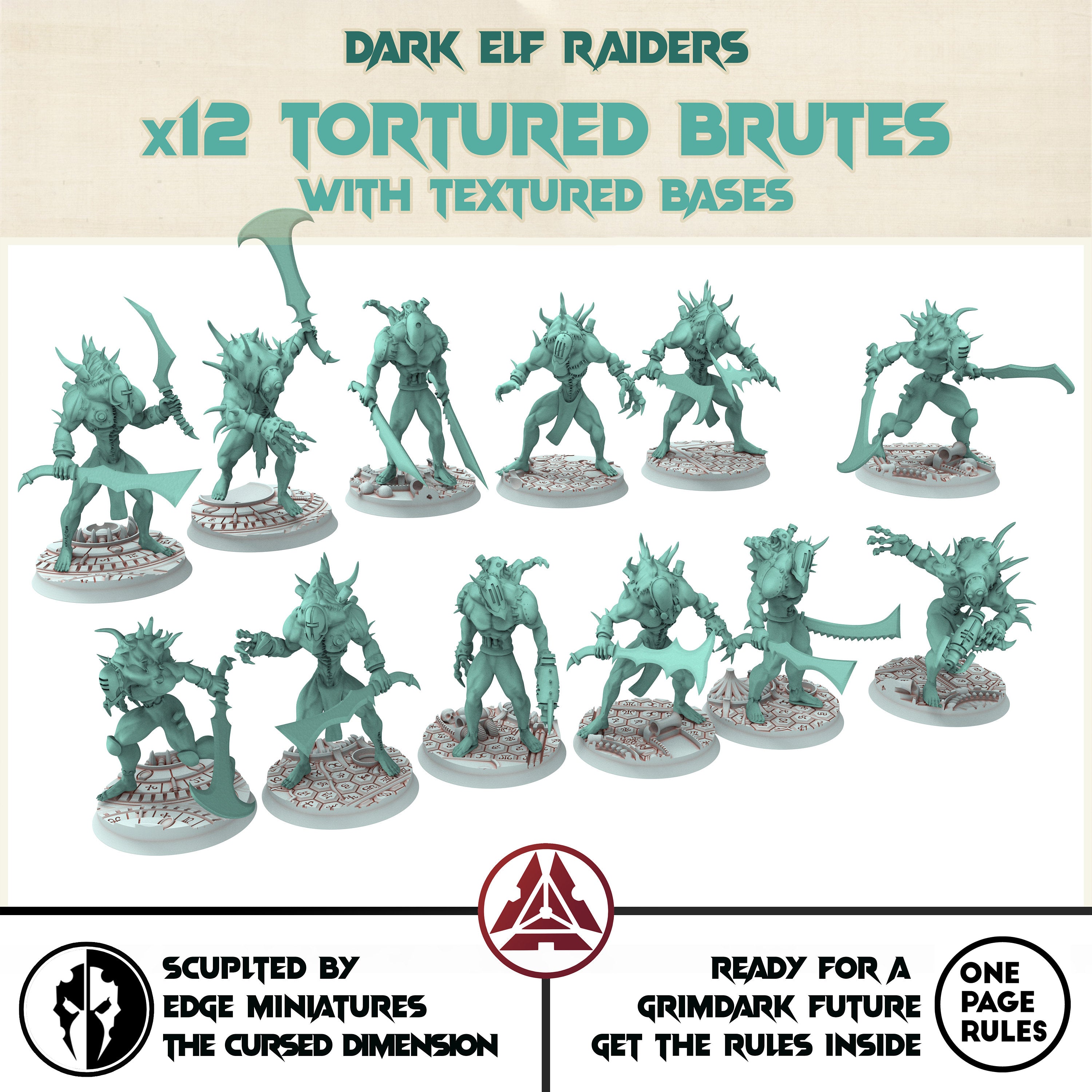 Dark city - Grotesque tortured abominations Dark eldar drow 