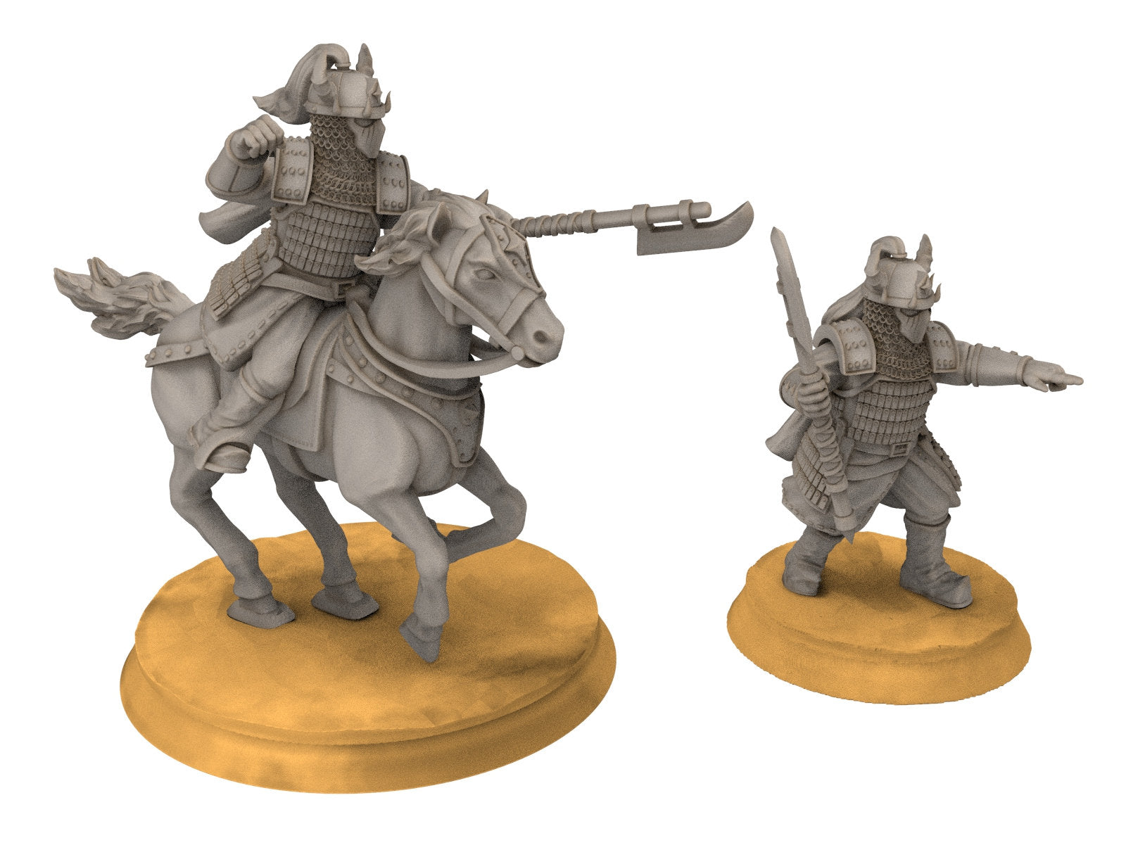 Kandahar - Varangian Chieftain, fell dark lords humans, Kandahar, Khwarezm, oriental, Rhur, miniatures for wargame D&D, Lotr...