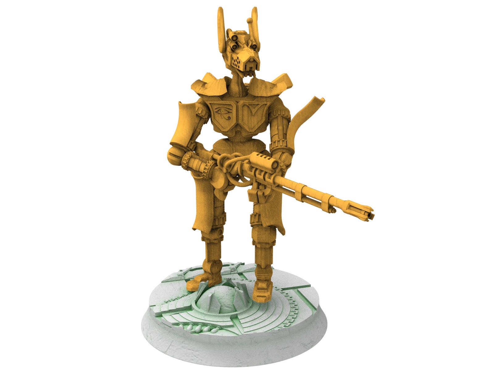 Cinan - Mekhir - Snipers, Battle Drone, space robot Anubis guardians of the Necropolis, modular posable miniatures