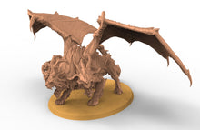 Load image into Gallery viewer, Beastmen - Chimera, Beast of Chaos, miniature for wargames and Dungeons and Dragons
