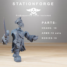 Charger l&#39;image dans la galerie, Green Skin - Orkaz Pirates, post apocalyptic empire, usable for tabletop wargame.
