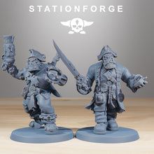 Charger l&#39;image dans la galerie, Green Skin - Orkaz Pirates, post apocalyptic empire, usable for tabletop wargame.
